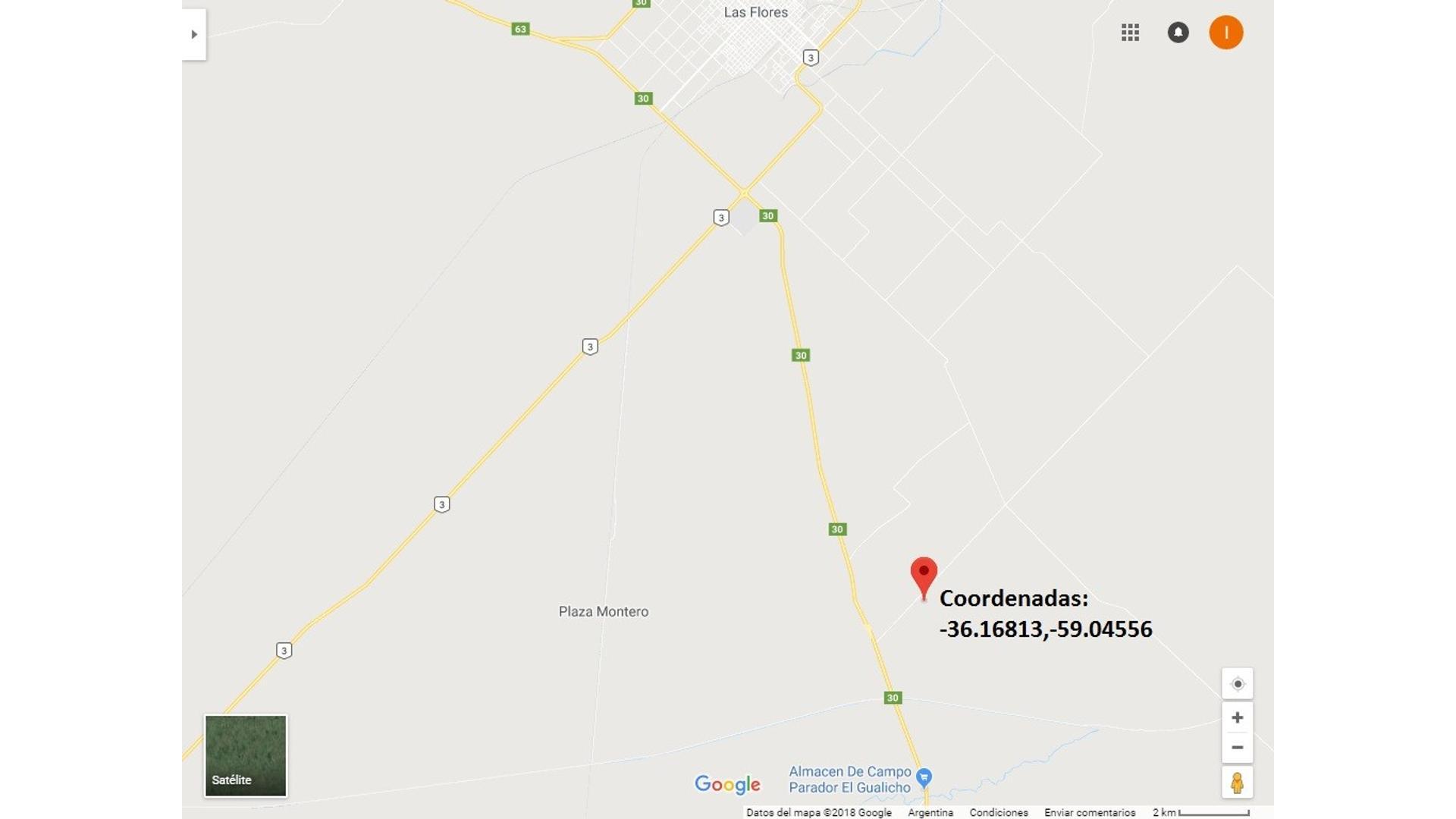 A 800 Mts R30 - Consultar precio - Campo - en Venta