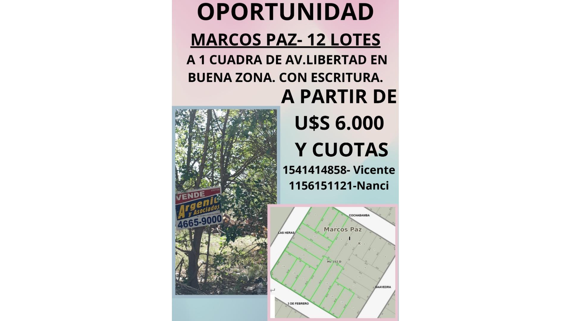 Las Heras - USD8.000 - Terreno - en Venta