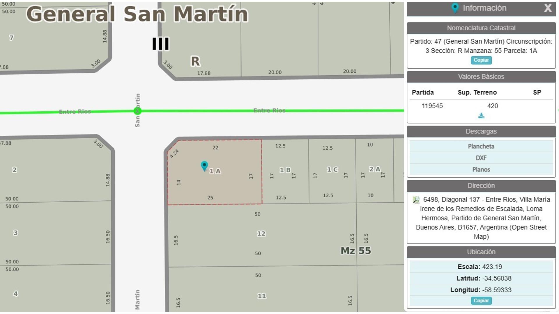 Entre Ríos 300 - USD80.000 - Terreno - en Venta